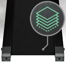 Bluefin high speed folding treadmill