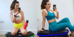 Bluefin ein einfaches vibrationsplatten-workout, um auch während der selbstisolation fit zu bleiben