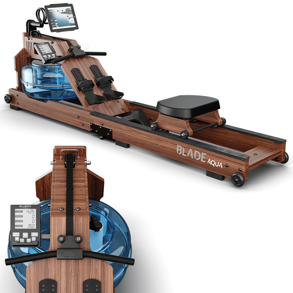 Bluefin rameur hydraulique en bois