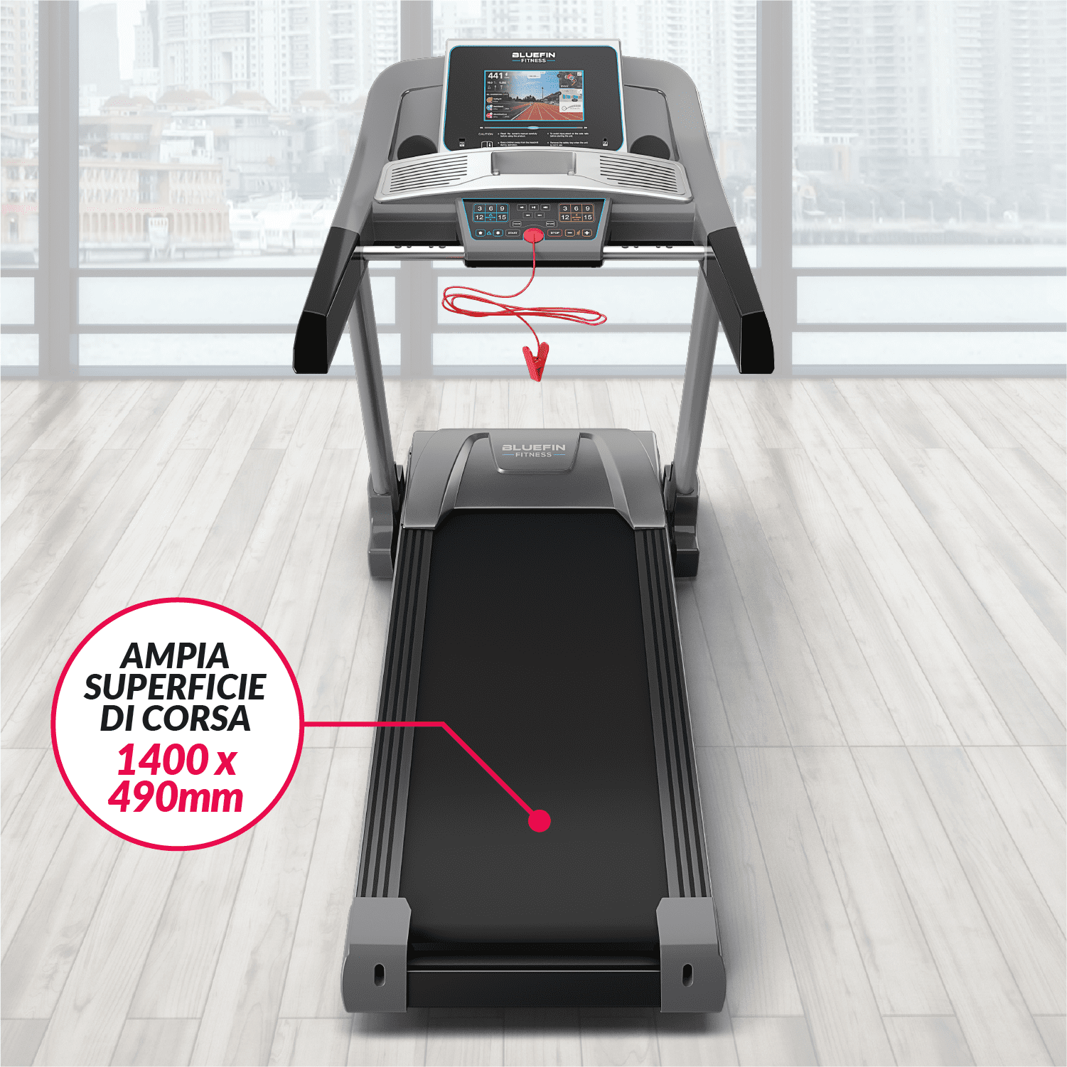 Bluefin tapis roulant elettrico ad alta velocità