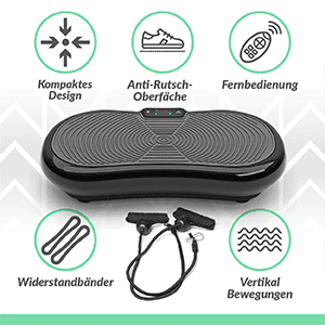 Bluefin ultra-slim vibrationsplatte