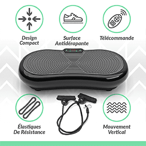 Bluefin plateforme vibrante et oscillante ultra slim