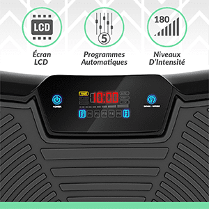 Bluefin plateforme vibrante et oscillante ultra slim