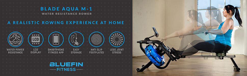 Bluefin water resistance rowing machine