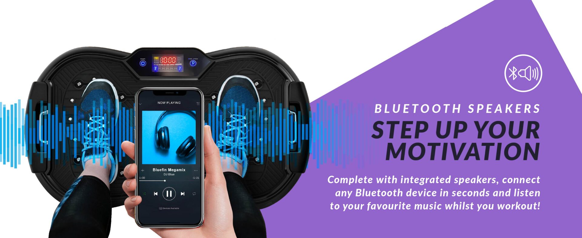Bluefin ultra slim plus vibration plate