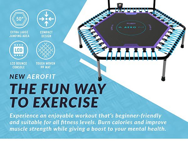 Bluefin fitness trampoline