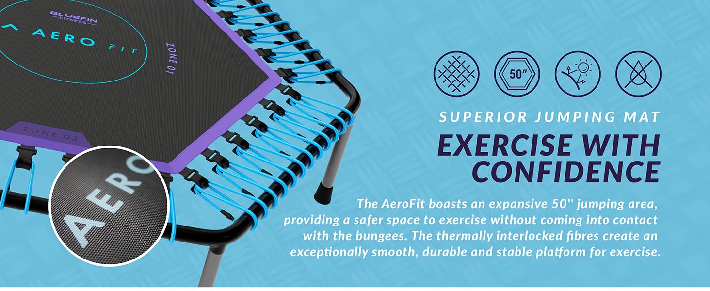 Bluefin fitness trampoline